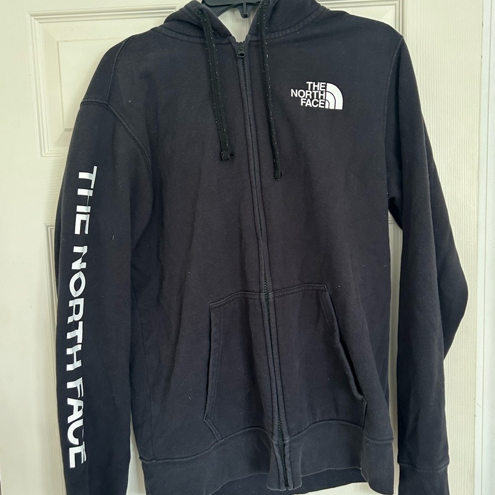 The North Face Black Zip-up Hoodie Size M